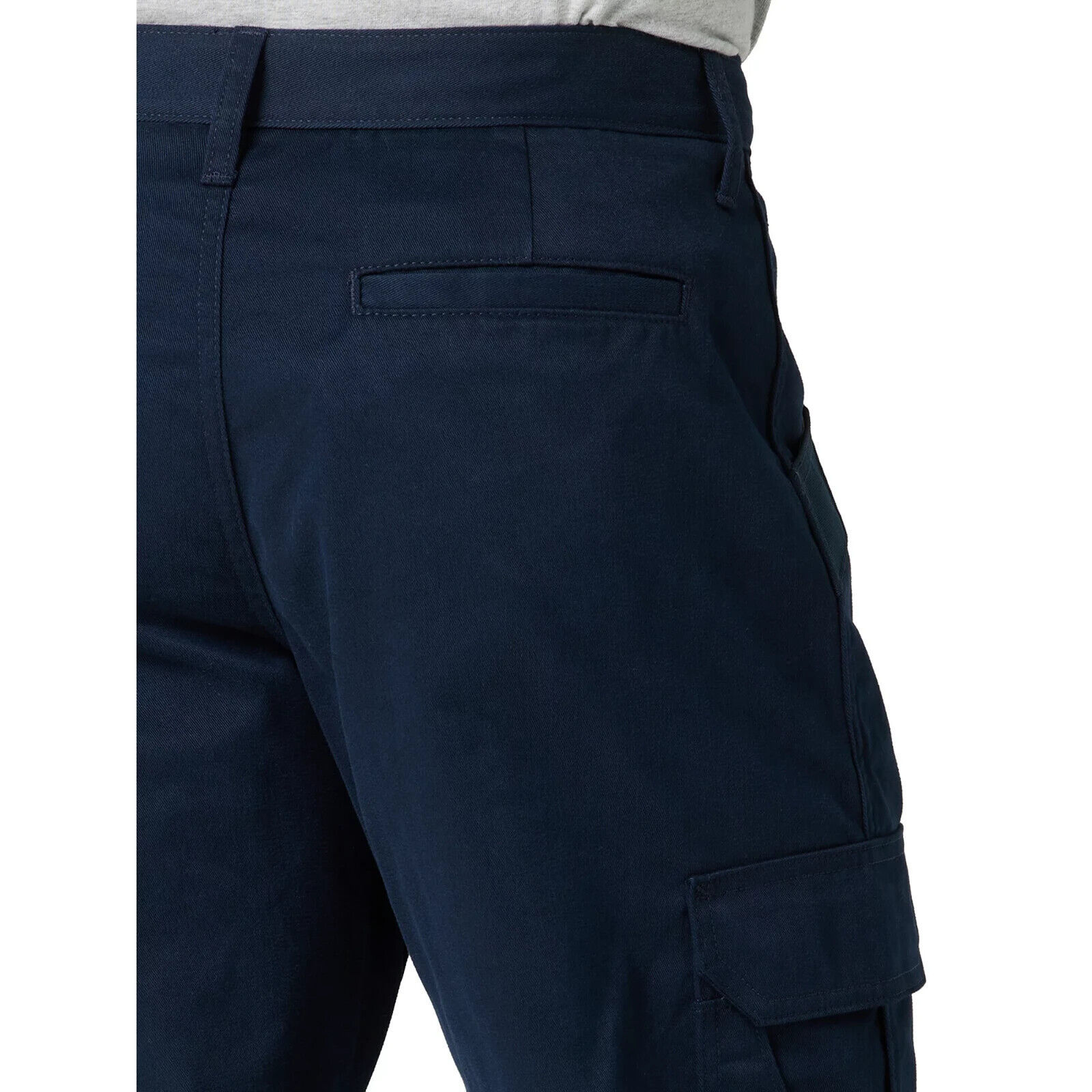 Men's Wrangler Workwear Relaxed Fit Cargo Pant, Blue Size 44 x 32 Item image 4