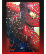 SPIDER-MAN 2 SIGNED MOVIE POSTER - $220.00