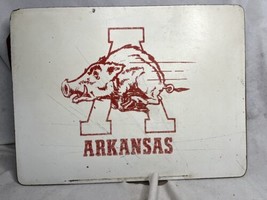 Vintage University of Arkansas Bean Bag Lap Desk - £23.37 GBP