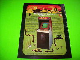 SLITHER 1982 ORIGINAL VIDEO ARCADE GAME PROMO SALE FLYER Vintage Retro Art - $25.18