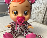 Cry Babies LEA Doll with Animal Print Pajamas - Crying Interactive Doll,... - $23.76