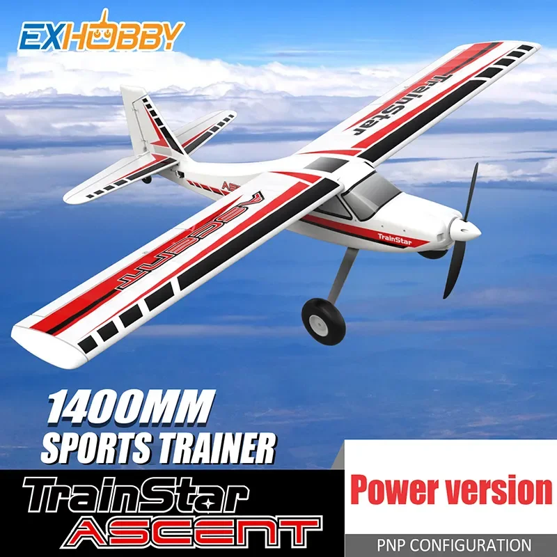  ascent 1400mm 4 channel rc airplane over grade power system plasitc fuselage 747 8 pnp thumb200
