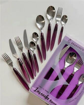 Meteor Flatware Set of 16 Pcs Sleek Modern Cutlery Set - $1,759.70 MXN