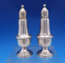 Reed and Barton Sterling Silver Salt Pepper Shaker 2pc #49 GW Glass Line... - $107.91