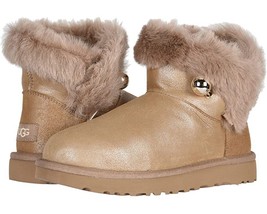 Ugg Classic Fluff Pin Mini Boots Size 5 US Youth, EU 36,  Fits Women&#39;s 6 US New - £56.58 GBP