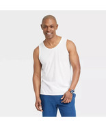 Goodfellow &amp; Co Men&#39;s White Tank Top LARGE Cotton Blend Soft New - $220.31 MXN