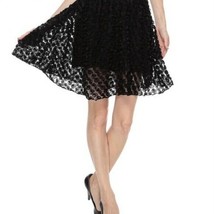 Mischa Barton ~ “The Rose Skirt&quot; ~ Black ~ Women’s Size Large - $22.44