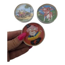 Lot of 3 Vintage WWII Era GERMANY Handheld Dexterity Puzzles - Cow Clown and Car - £23.84 GBP