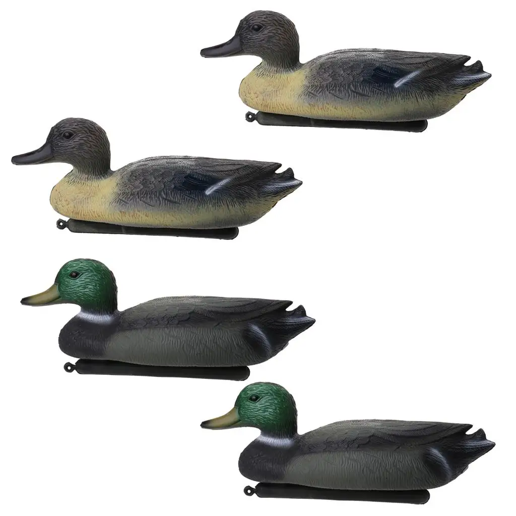 MagiDeal 4 Pcs 3D Lifelike DUCK DECOY Floating Lure for Outdoor Fishing ... - $29.43