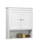 Spirich Home Bathroom Cabinet Wall Mounted with Doors, Wood Hanging Cabinet - $111.86