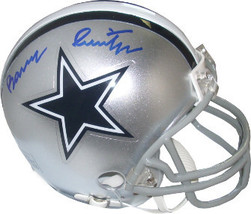 Barry Switzer signed Dallas Cowboys Riddell Mini Helmet - £77.80 GBP