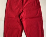 J122 Croft &amp; Barrow Size S Stretch Mid Rise Skimmers - 17&quot; Inseam - Red ... - $19.34