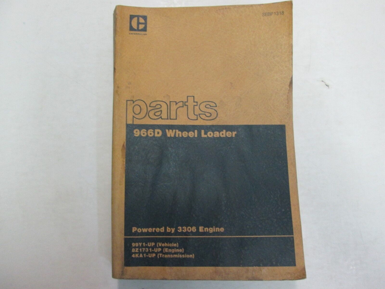 Caterpillar 966D Ruota Carico Parti Manuale 99Y1-UP Acqua Damaged Macchi... - $13.91