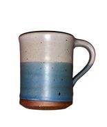 Vintage Pottery Stoneware Coffee Mug Stamped DD Speckled Blue Gray 4” Tall - €24,62 EUR