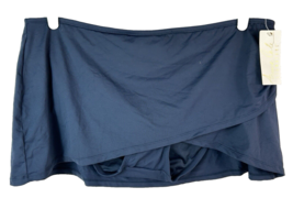 Anne Cole Signature Women&#39;s Swim Skirt Navy Blue Size 2XL Skirted Bottom... - $24.75
