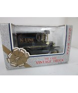 K-LINE ELECTRIC TRAINS VINTAGE DIECAST BLACK TRUCK GIFT BANK MIB LotD - $157.15 MXN