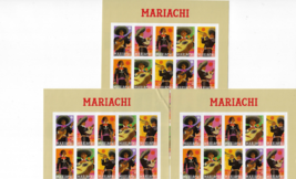 US Stamps/Postage 3 Sheets Sc #5707a Mariachi MNH F-VF OG FV$40.80 - £22.35 GBP