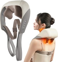 Sorelax Shiatsu Back Shoulder And Neck Massager For Pain Relief Deep, Grey - £80.33 GBP