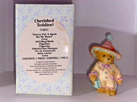 Cherished Teddies Cora &quot;You Put A Spell On My Heart&quot; Figurine U8 - £15.79 GBP
