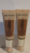 2 Revlon PhotoReady Candid Foundation, Natural Finish- #500-Almond - £8.06 GBP