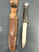 Handmade Damascus Steel Fixed Dual Blade Boot Knife FullTang With Leathe... - $19.76+