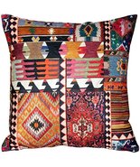 PILLOW DÉCOR Kilim Collage Throw Pillow 19x19 - €51,24 EUR