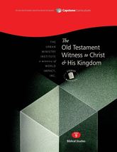 The Old Testament Witness to Christ and His Kingdom, Student Workbook: C... - $30.00