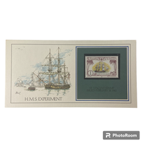 1784 HMS Experiment Grenadine St Vincent Stamp Basil Smith Print Issued ... - $14.87