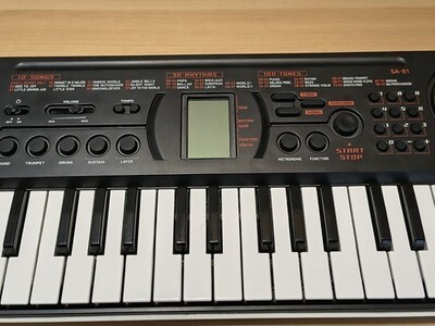 Casio SA-81 44-Key Mini Portable Keyboard Black Excellent Condition  Item image 3