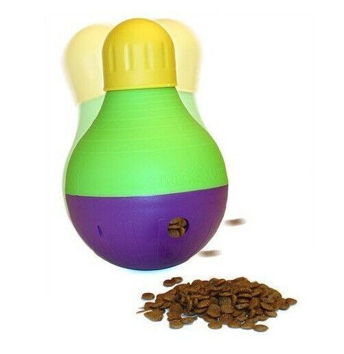 Wobbler Dog Toys Extra Tough Durable Treat Dispensing Feeder Bob a lot Large 9