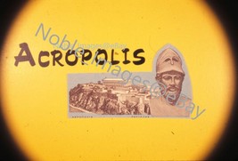 1971 Acropolis Title Slide Athens Ektachrome 35mm Slide - £2.77 GBP
