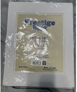 11x14 Picture Framing DOUBLE MAT for 8x10 of Photos Paintings White/white - $9.90