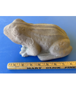 Vintage Frog- Cement Statue-Home/Garden  9’’ - $87.26 CAD