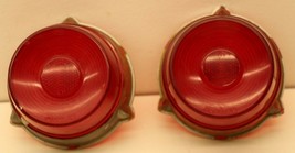 Pair of OEM 1952 Ford Tail Stop Directional Light Lens Stimsonite AGA 36... - $23.05