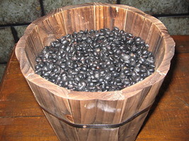 BPA 20 Seeds Organic Sweet Korean Black Soybean Glycine Max Edamame Bean Vegetab - £7.43 GBP