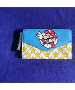 NEW! Official Nintendo Super Mario Faux Leather Purse Wallet - Button Close - £21.08 GBP