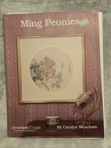 Ming Peonies Counted Cross Stitch Pattern Chart Carolyn Meacham - £4.47 GBP