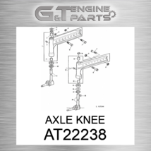 AT22238 Axle Knee Fits John Deere (New Oem) - £645.45 GBP