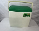 Vtg Oscar Coleman 16 Qt Cooler 5274 Made In USA Green Lunch Box - $13.49