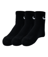 Nike Everyday Lightweight Quarter Socks 3 Pairs Sports Casual Black SX76... - £24.57 GBP