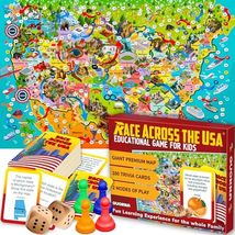 QUOKKA Learning Board Game for Kids Ages 8-12 - Game 5-7 - | 130 Questions Cards - £11.72 GBP