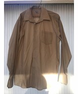 Mens Shirt Size L(16-16.5 34/35) Berlioni ITALY Long Sleeve Ships N 24h - $21.76