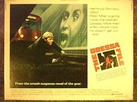 THE ODESSA FILE 1974 ORIGINAL HALF SHEET  JON VOIGHT - $7.17