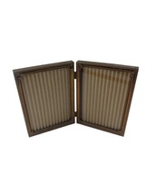 Vintage Picture Photo Frame Double Fold Brass Tone Metal Ornate Art Deco... - $283.51 MXN