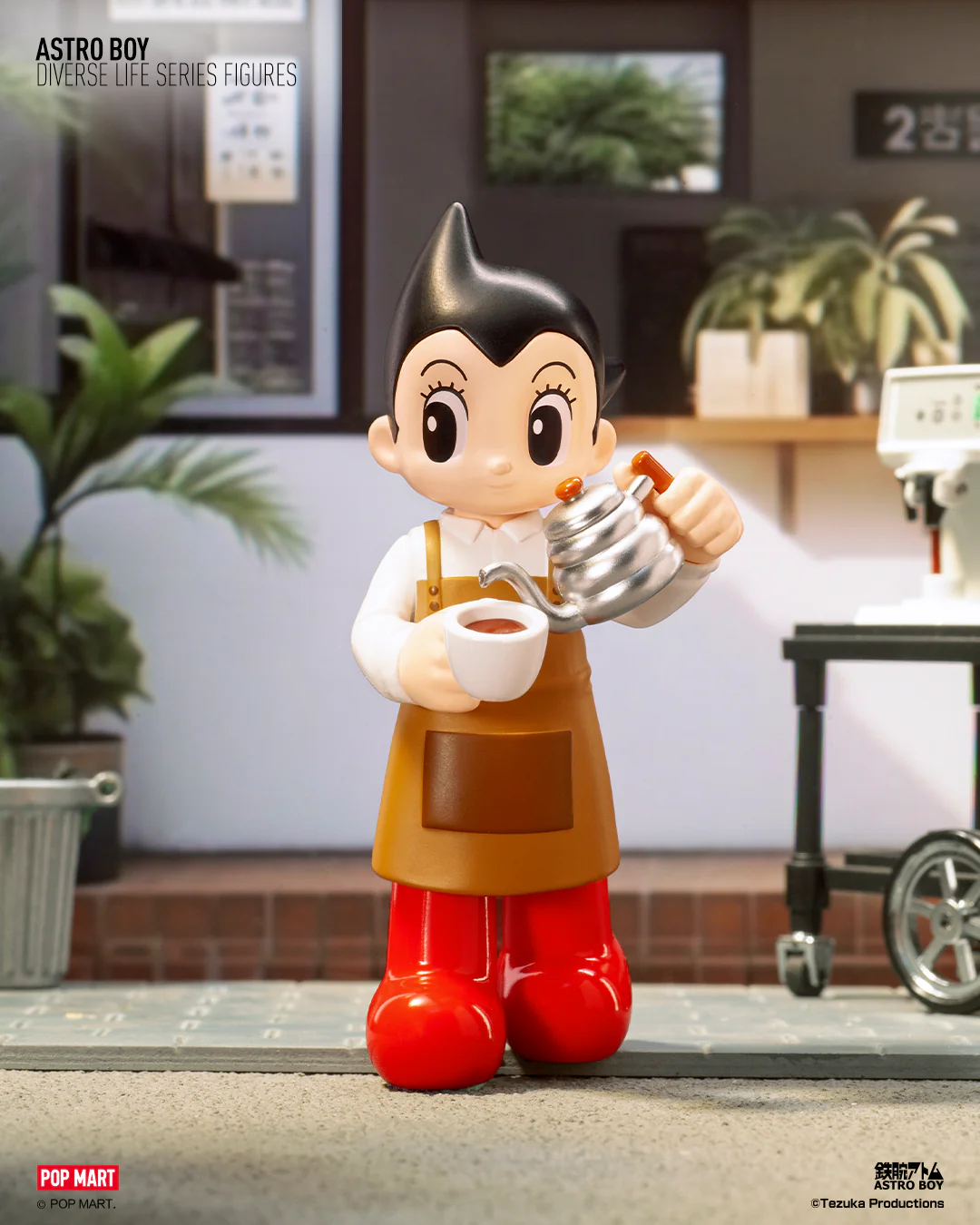 POP MART Astro Boy Diverse Life Series Confirmed Blind Box Figure (Barista) - £30.88 GBP