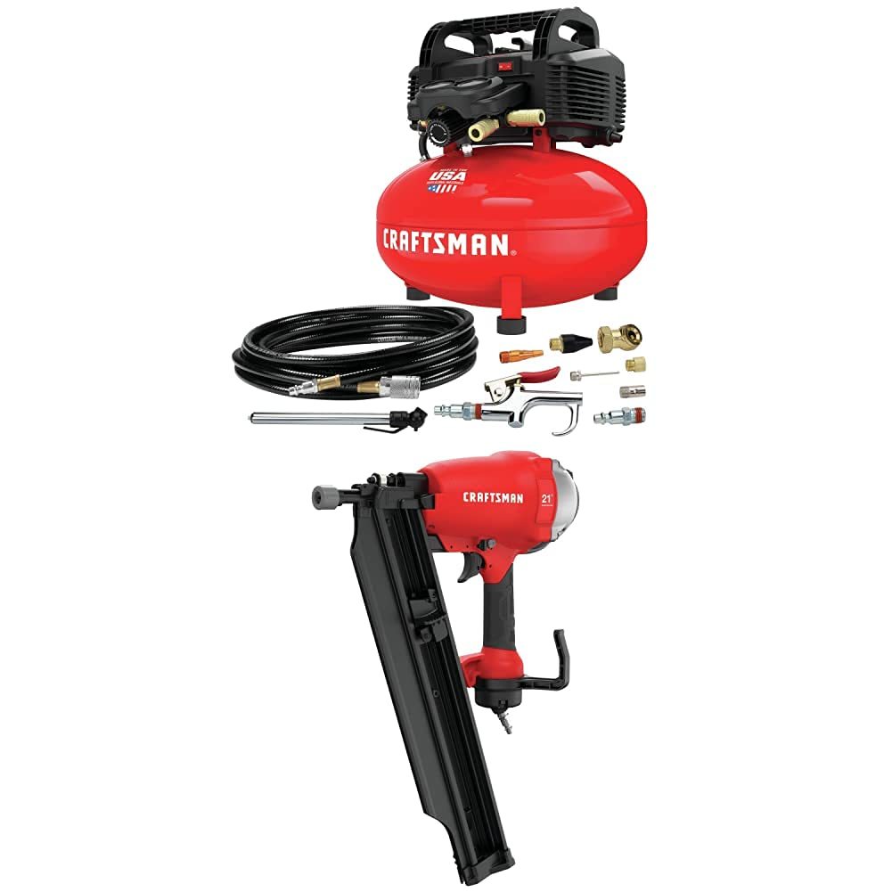 CRAFTSMAN Framing Nail Gun, 2 to 3-1/2&quot;, 21° Plastic (CMP21PL) - $261.42