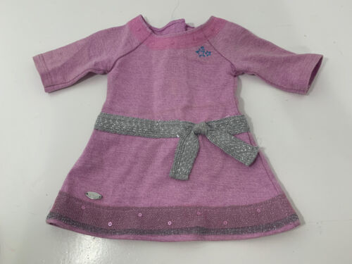 Primary image for American Girl Lilac Dress 18” doll retired lavender purple silver star outfit