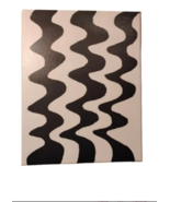 No frame black and white abstract paint modern minimalist canvas wall art Decor - $45.00