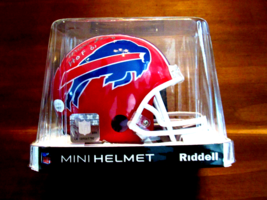 Marv Levy Hof 2001 Buffalo Bills Signed Auto Riddell Mini Helmet Jsa Authentic - £119.06 GBP