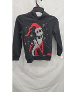 Nightmare Before Christmas Boys Long Sleeve Hooded Sweatshirt Size 5/6 B... - $307.21 MXN